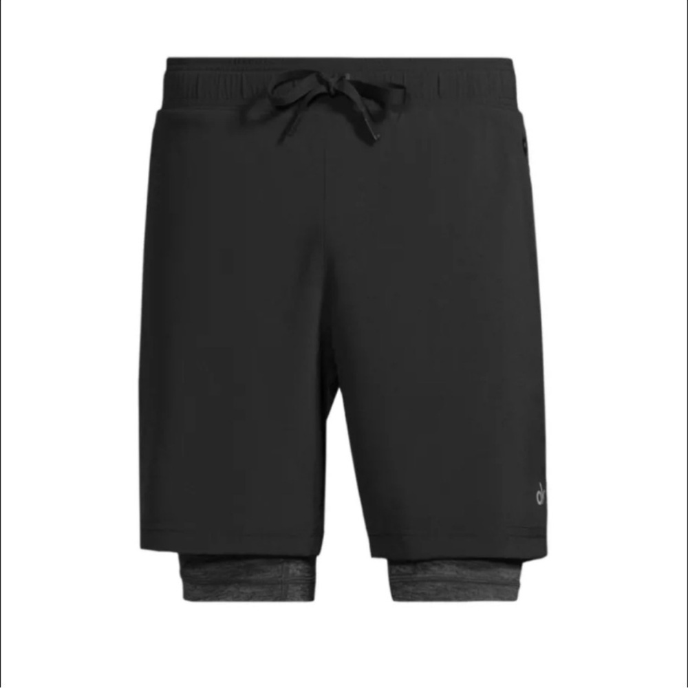 ALO Yoga Men's Black unity shorts - Picture 6 of 15